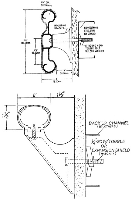 43 picas - Insert 2 handrail diagrams here. No h/s 