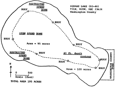 23-1/2 picas - Insert diagram of Square Lake here 