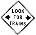 8 picas - insert look for trains sign here. 