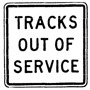 8 picas - insert tracks out of service sign here. 